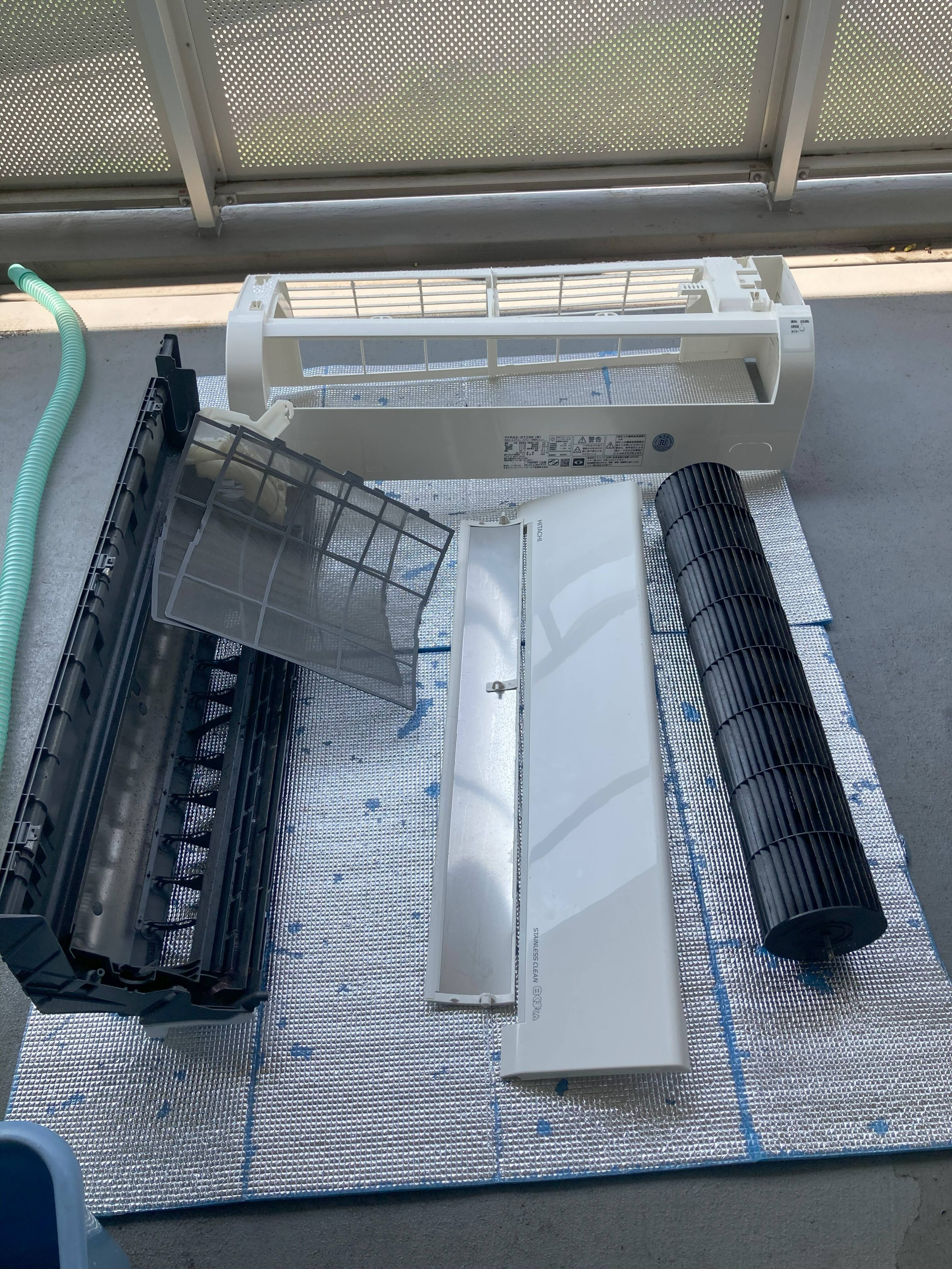 エアコンパーツ分解