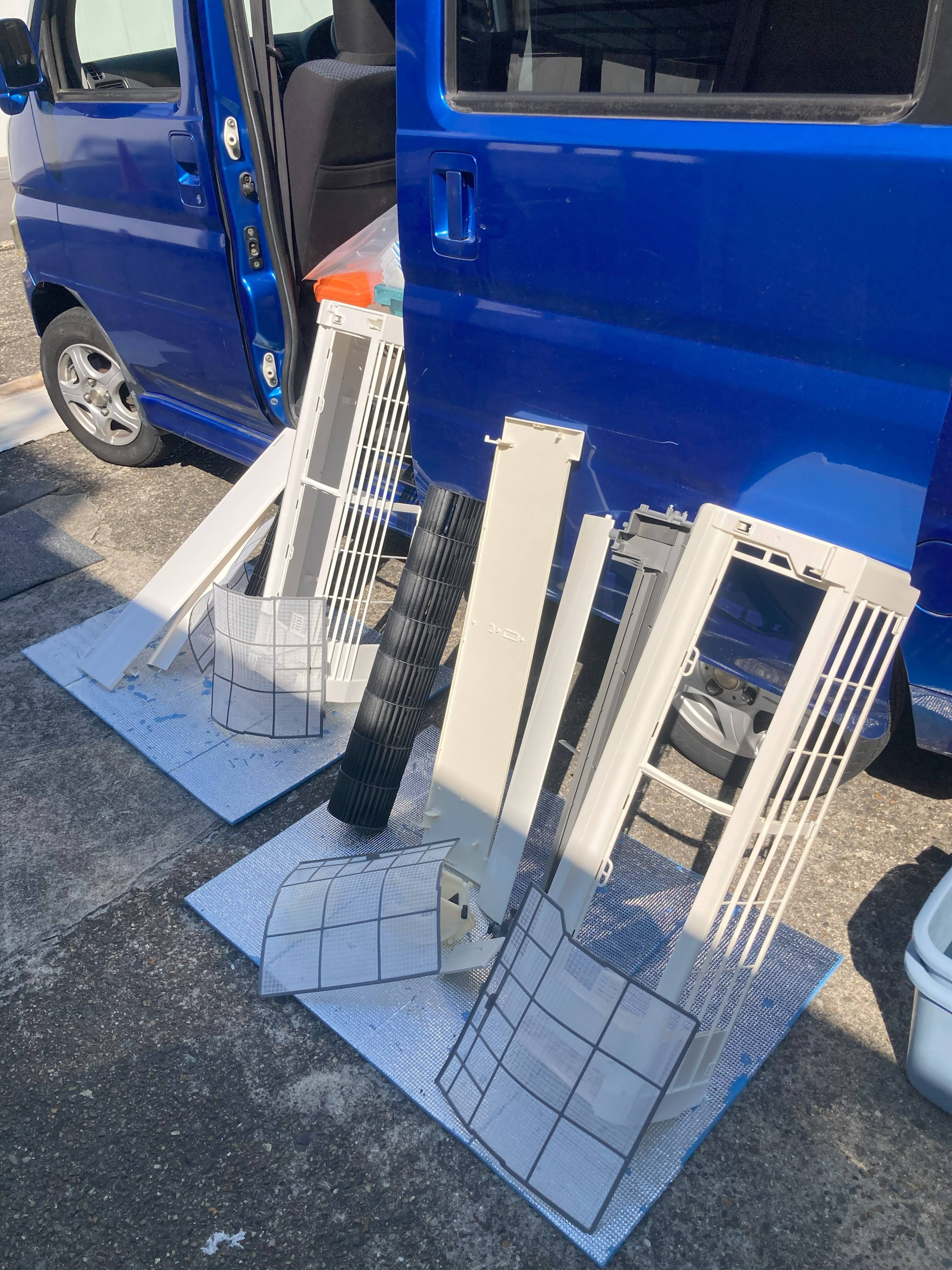 エアコンパーツ洗浄